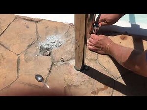 Pool Opening, Part 2: Re-Installing Handrail & Ladder