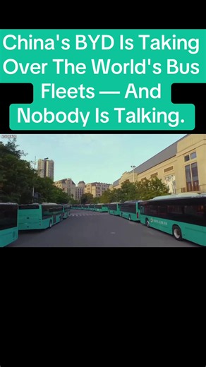China's BYD taking over the world's bus fleets