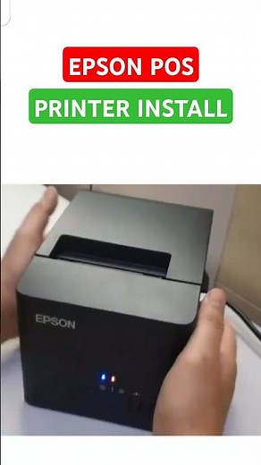 Epson TM-T81III POS Printer Driver Installation #shorts