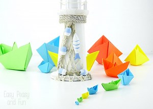 How to Make a Paper Boat - Origami for Kids