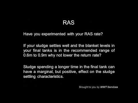 Wastewater Fundamentals - Part 3 - Return Activated Sludge - Conventional Activated Sludge Plant