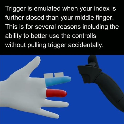 grip and trigger emulation demo. TackyGloves super shorts 1