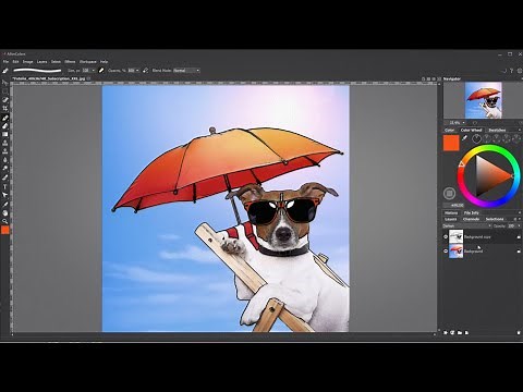 AKVIS Sketch Plugin in AliveColors Image Editor: Classic Style