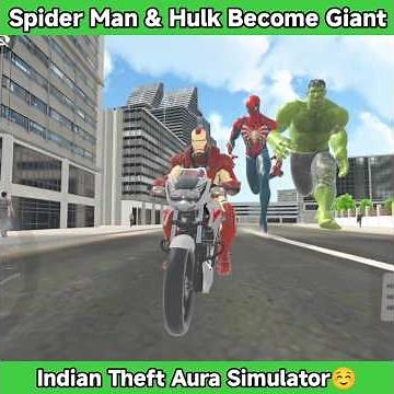 Spider Man & Hulk Become Giant😱