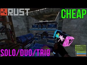 Rust Solo/Duo/Trio Starter Base - Build Guide 2022