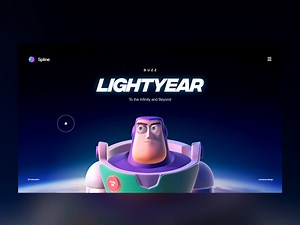 Landing page Interactive Hero banner