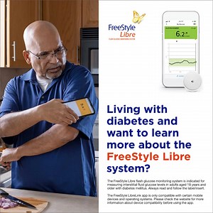 Attention to all living with diabetes! Register for the FreeStyle Libre Getting Started webinar & get a free trial kit.* *Trial kits are available for eligible patients who meet the labelling requirements of 18 years or older with diabetes mellitus. Limit of one trial kit per registrant. | FreeStyle Libre