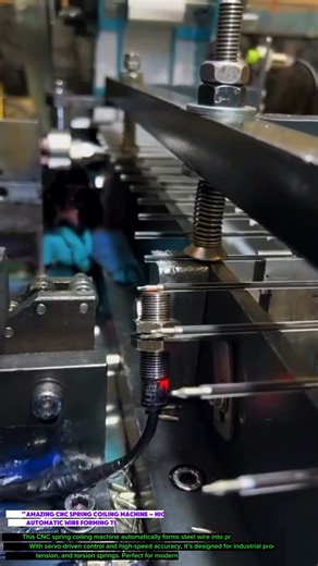 "Amazing CNC Spring Coiling Machine – High Precision Automatic Wire Forming Technology"