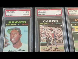 1971 Topps Baseball Cards - Vintage Profile of Key Cards - Hall of Famers HOF