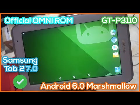 Install Official OMNI ROM Samsung Tab 2 7.0 | Custom Rom Android 6.0 Marshmallow For GT-P3110