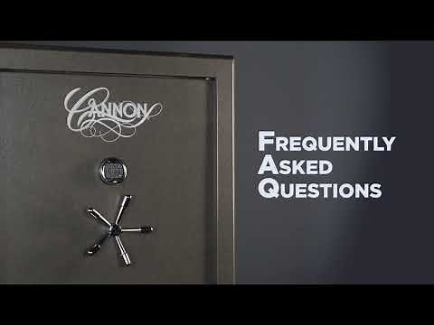 FAQs-Adjusting Door Slack on your Cannon Safe