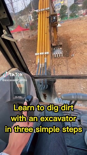 Learn to dig dirt with an excavator in three simple steps 😂😂😂 #excavator #excavatorlife #excavation #excavatoroperator #excavatortutorial #diggerwork #excavatorskills #excavatorteaching #excavationlife #digger #diggeroperator #digginglife #diggerlife #excavatorchallenge #digging
