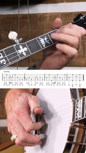 Do a ZIG & ZAG on your banjo! #banjo #bluegrass