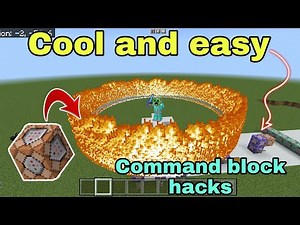 4 amazing minecraft command block hacks | command block tricks bedrock edition