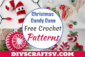 18 Crochet Candy Cane Patterns
