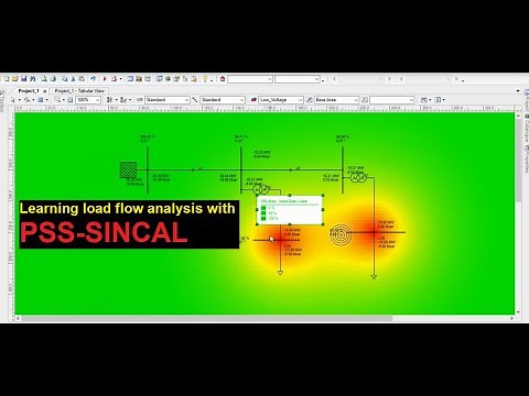 pss sincal load flow analysis