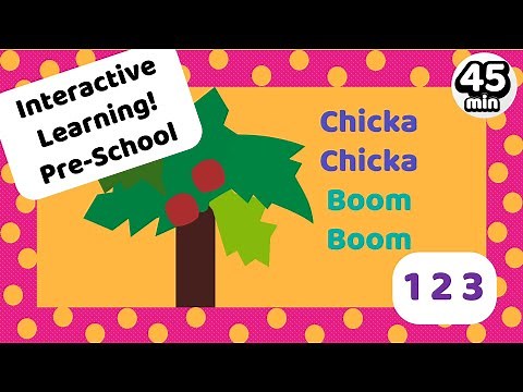 🎉 Chicka Chicka Boom Boom | Interactive Preschool Learning | Counting & ABCs Fun for Kids 🌟