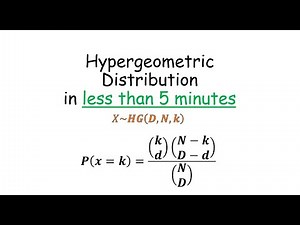 Hypergeometric Distribution Introduction & solved examples | Theory and Solved Questions | Discrete