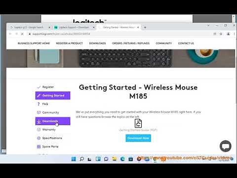 Download Logitech M185 Compact Wireless Mouse Drivers for Windows 10