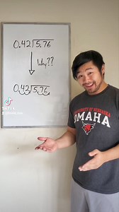 9.2K views · 128 reactions | Have you ever wondered why we move digits when dividing by a decimal? Here's how I would explain it: #math | Learning Math with Howie Hua | Facebook