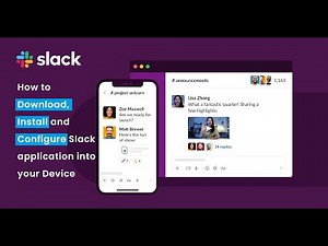 How to Download Install and Configure Slack Application | IT4U | 2024