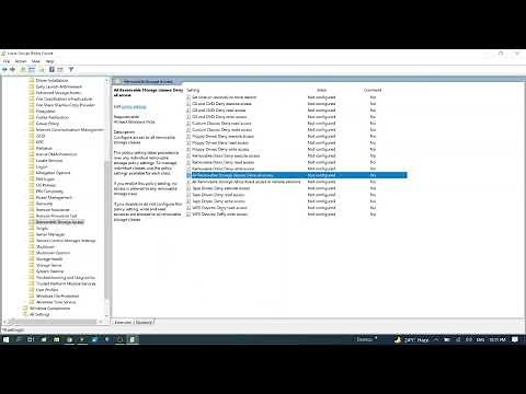 How To Disable Access To All Removable Storage devices (USB FLASH DRIVE PENDRIVE ETC on Windows 10