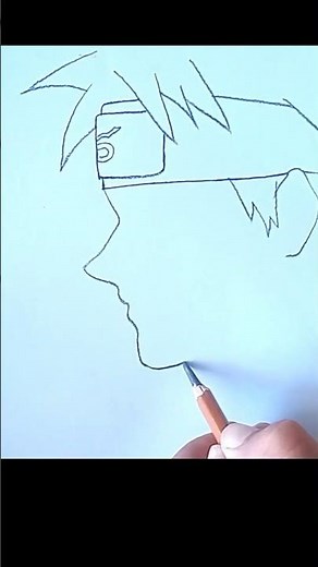 How to draw Naruto Uzumaki | Easy Anime Drawing #naruto #drawing