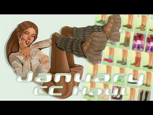 60+ JANUARY CC HAUL | The Sims 4