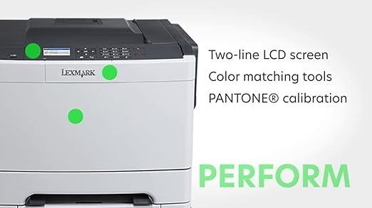 Lexmark CS417dn Color Laser Printer, Network Ready, Duplex Printing and Professional Features