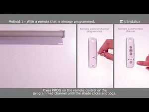 Bandalux | Programming instructions - Motors Somfy RTS / IO