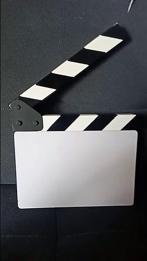 DIY clapperboard