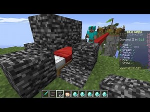 Minecraft Bedwars but I secretly used CREATIVE MODE...