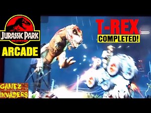 Jurassic Park Arcade FULL T-REX MISSION & CAPTURE