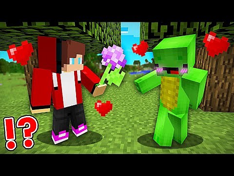 JJ and Mikey Fell IN LOVE in Minecraft - Maizen Nico Cash Smirky Cloudy