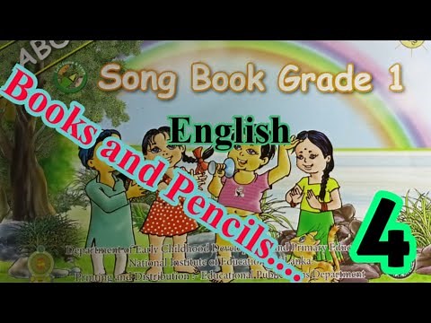 Grade. 1 English song #books and pencils.... (4)