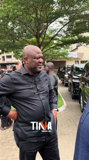 LIVE NOW || Founder of Engineers & Planners, Dr. Ibrahim Mahama, arrives at the Final Funeral Rites of the late Mrs. Alice Serwaa Manu, wife of Mr. Peter Mac Manu, where he exchanges greetings and shares a moment with guests gathered to pay their final respects.
