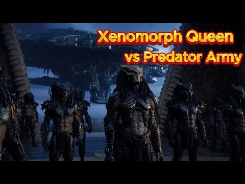 Xenomorph Queen vs Predator Army: The Ultimate Showdown