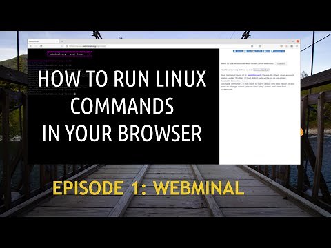 Run Linux commands using your browser | online | webminal
