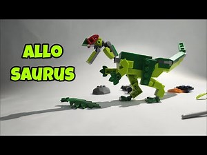 How to build a LEGO Allosaurus