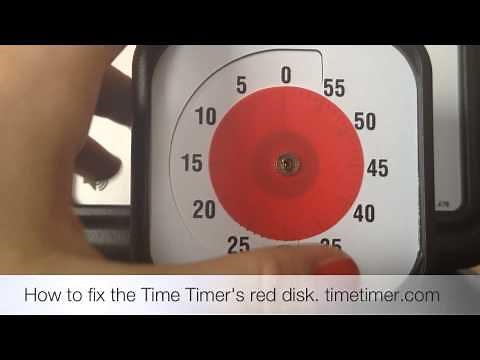 How to fix the Time Timer's Red Disk