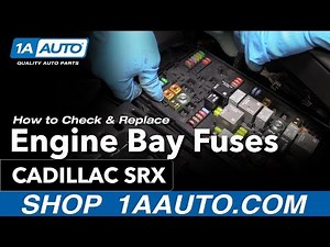 How to Check & Replace Engine Bay Fuses 10-16 Cadillac SRX