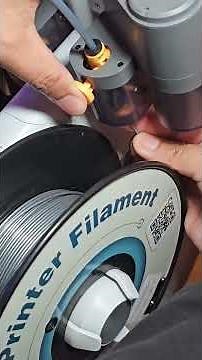 Loading filament to bambu lab ams lite #bambulab #a1mini #3dprinting #amslite #shorts