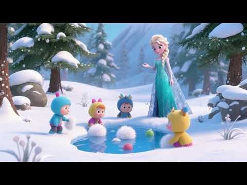 “Pine Fluff Puddle Play | Fun Nature Song for Kids 🌧️🌲”