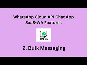 WhatsApp Cloud API base Chat App's Bulk Messaging| Template creation | Contacts Group | Analytics