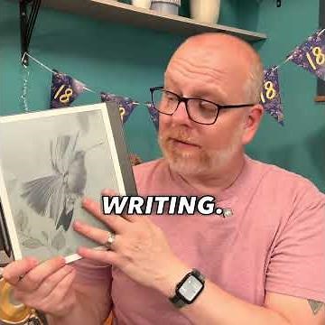 Kindle Scribe display – sharp, clear, and very impressive!