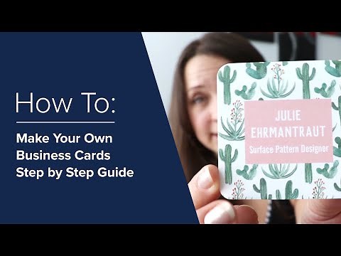 How to Make Your Own Business Cards Step by Step Guide | Zazzle
