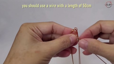 Easy wire bead bracelet making tutorial | 4-Strand Braid Cuff bracelet 1071