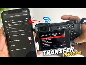 How To Transfer Photos/Videos From Sony Camera To Mobile🔥- Sony Camera File Transfer Trick