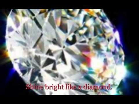 Rihanna: DIAMONDS - Shine Bright Like a Diamond music video (Diamonds Lyrics on screen)