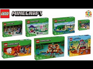 Lego Minecraft all Sets January 2024 Minecraft Speed Build Compilation
